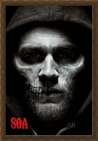Framed Framed Jax Skull - Sons of Anarchy