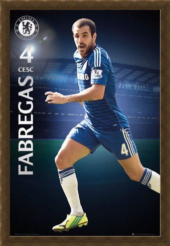Framed Framed Cesc Fabregas - Chelsea Football Club