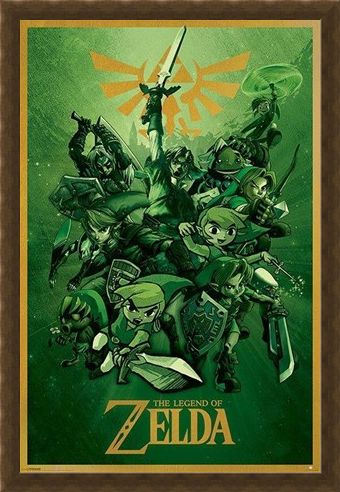 Framed Framed The Legend Of Zelda - Nintendo