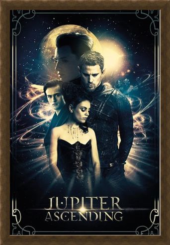 Framed Framed Jupiter Ascending - Mila Kunis and Channing Tatum