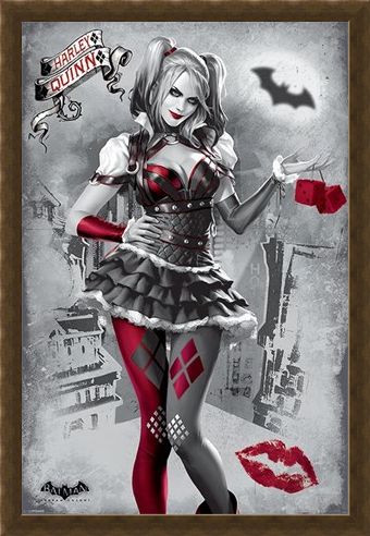 Framed Framed Harley Quinn - Batman Arkham Knight