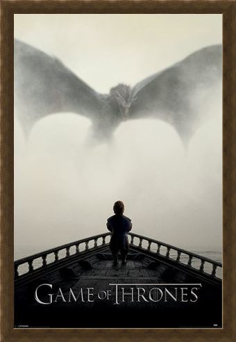 Framed Framed A Lion & A Dragon - Game of Thrones