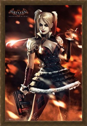 Framed Framed Harley Quinn - Batman Arkham Knight