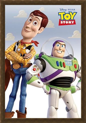 Framed Framed Woody & Buzz - Toy Story
