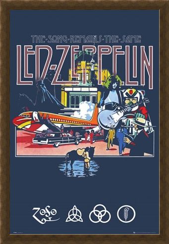 Framed Framed The Song Remains The Same - Led Zeppelin