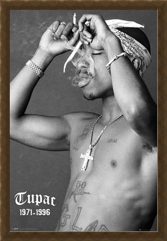 Framed Framed Music, Morals and Cigarettes - Tupac