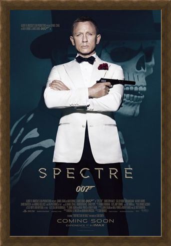 Framed Framed Spectre Skull - James Bond