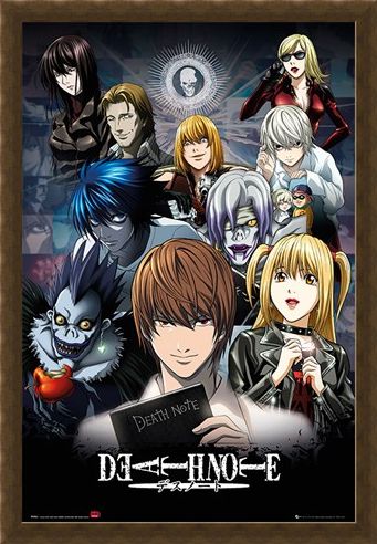 Framed Framed The Shinigami, The Boy, And The Book - Death Note