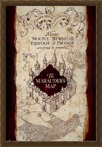 Framed Framed Messrs. Moony, Wormtail, Padfoot & Prongs - Harry Potter