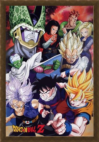 Framed Framed Cell Saga - Dragon Ball Z
