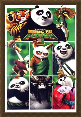 Framed Framed A Martial Arts Masterpiece - Kung Fu Panda 3