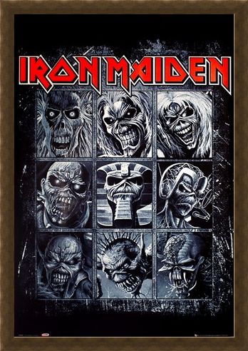 Framed Framed Nine Eddies - Iron Maiden