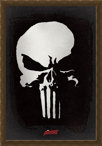 Framed Framed The Punisher Logo - Daredevil TV Series