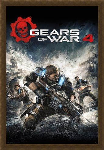 Framed Framed Game Cover - Gears Of War 4