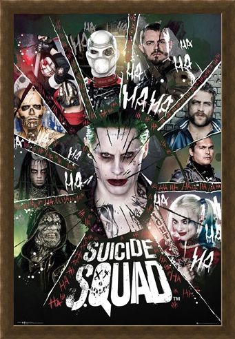 Framed Framed Shattered Circle - Suicide Squad
