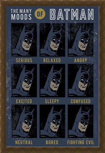 Framed Framed The Many Moods Of Batman - DC Originals