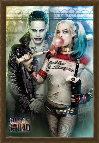 Framed Framed Joker And Harley Quinn - Suicide Squad