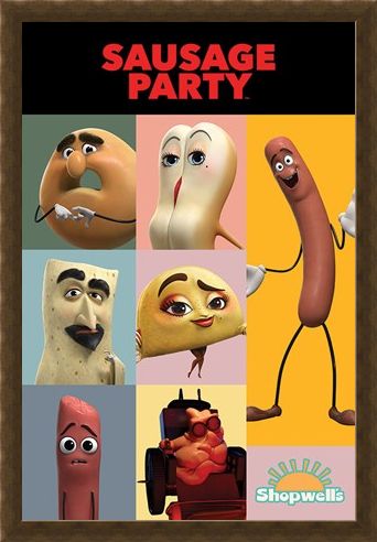 Framed Framed Get Your Fill - Sausage Party Characters