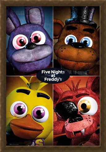 Framed Framed The Fazbear Gang - Five Nights At Freddy's