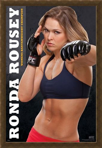 Framed Framed Ronda Rousey - UFC