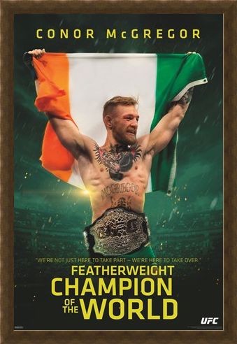 Framed Framed Featherweight Champion Of The World - Conor McGregor