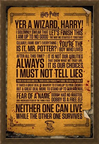Framed Framed Do You Solemnly Swear You're Up To No Good? - Harry Potter Quotes
