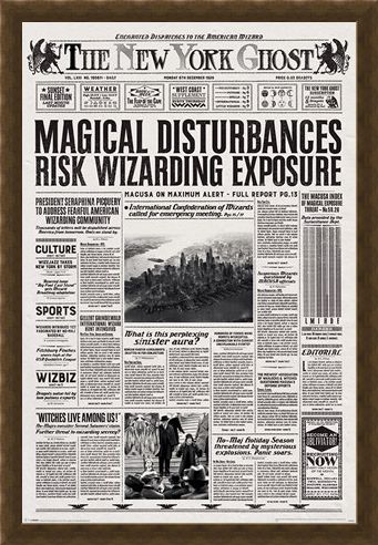 Framed Framed The New York Ghost - Fantastic Beasts