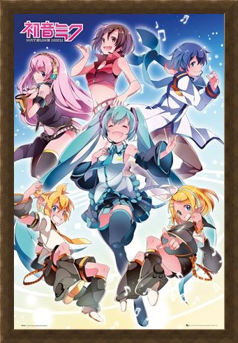 Framed Framed Vocaloid Performance - Hatsune Miku Group