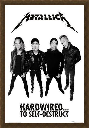 Framed Framed Hardwired To Self-Destruct - Metallica