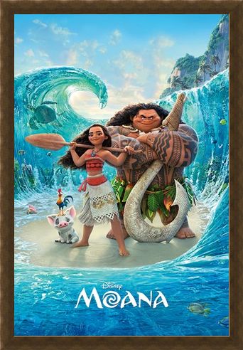 Framed Framed Magical Sea - Disney's Moana