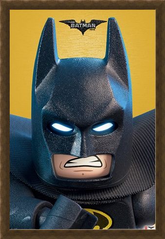 Framed Framed Lego Batman Close-Up - Lego Batman
