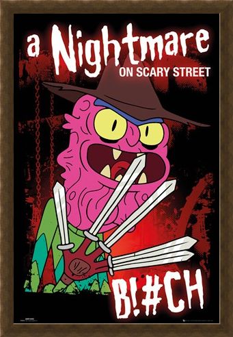 Framed Framed A Nightmare On Scary Street - Rick And Morty