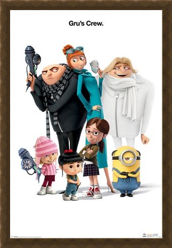 Framed Framed Gru's Crew - Despicable Me 3