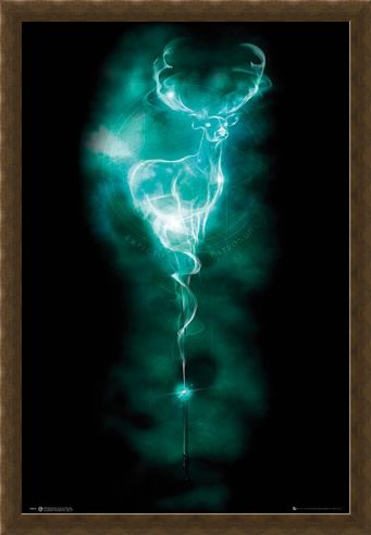Framed Framed Patronus Stag - Harry Potter