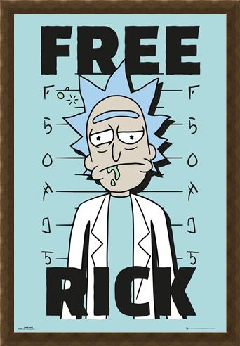 Framed Framed Free Rick - Rick and Morty