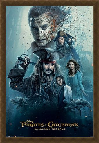 Framed Framed Burning - Pirates of the Caribbean
