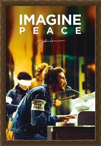 Framed Framed People For Peace - John Lennon