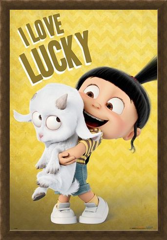 Framed Framed I Love Lucky - Despicable Me 3
