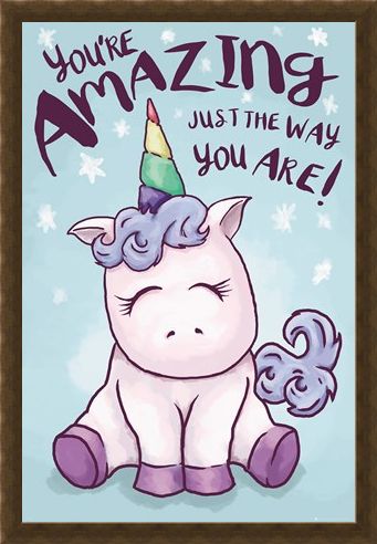 Framed Framed Perfect In Every Way - Unicorn Amazing