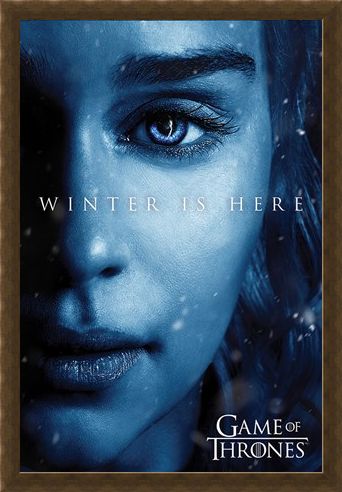 Framed Framed Winter is Here - Daenerys - Game Of Thrones