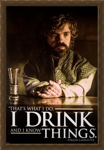 Framed Framed I Drink And I Know Things - Game of Thrones