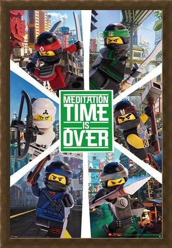 Framed Framed LEGO® Ninjago Movie Six Ninjas - LEGO® Ninjago Movie