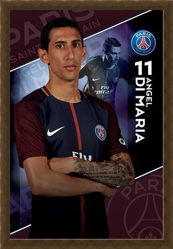 Framed Framed Di Maria 17/18 - PSG