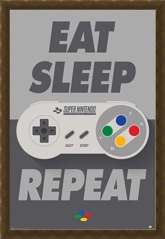Framed Framed SNES Controller - Nintendo