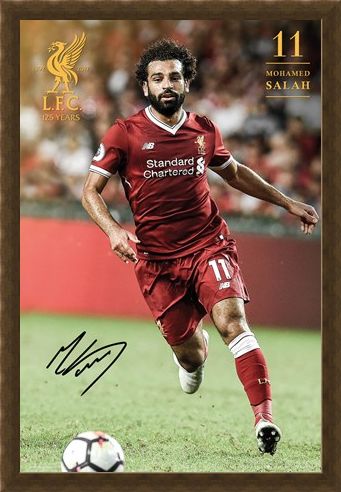 Framed Framed Salah 17-18 - Liverpool FC