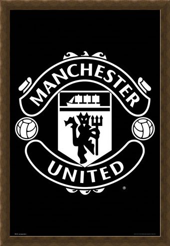 Framed Framed Crest 17-18 - Manchester United