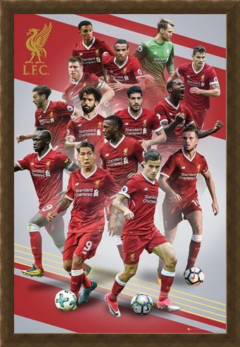Framed Framed Players 17-18 - Liverpool FC