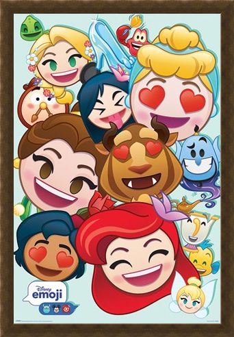 Framed Framed Emoji Princess - Disney