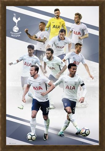 Framed Framed Players 17-18 - Tottenham FC