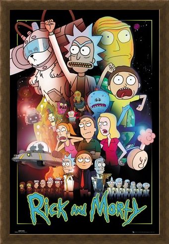 Framed Framed Rick and Morty - Wars